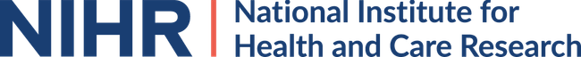 Logo NIHR funded by the Department of Health and Social Care